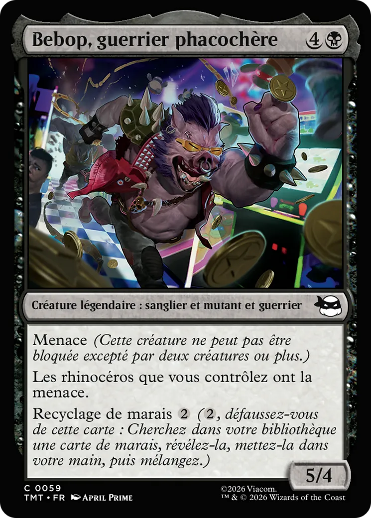 Bebop, guerrier phacochère — Teenage Mutant Ninja Turtles — Magic: The Gathering