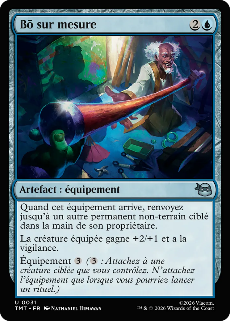 Bō sur mesure — Teenage Mutant Ninja Turtles — Magic: The Gathering