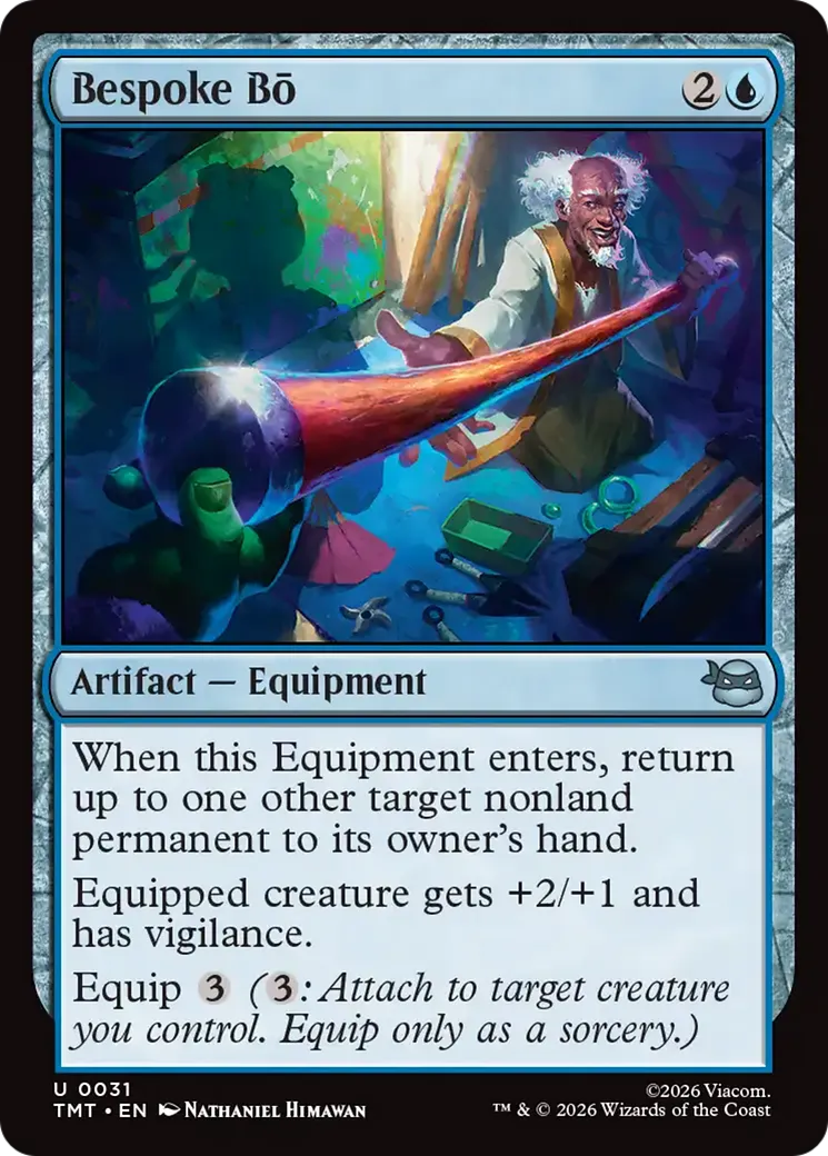 Bō sur mesure — Teenage Mutant Ninja Turtles — Magic: The Gathering