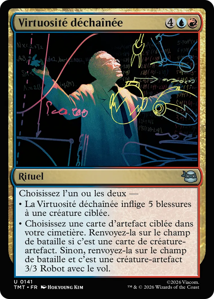Virtuosité déchaînée — Teenage Mutant Ninja Turtles — Magic: The Gathering