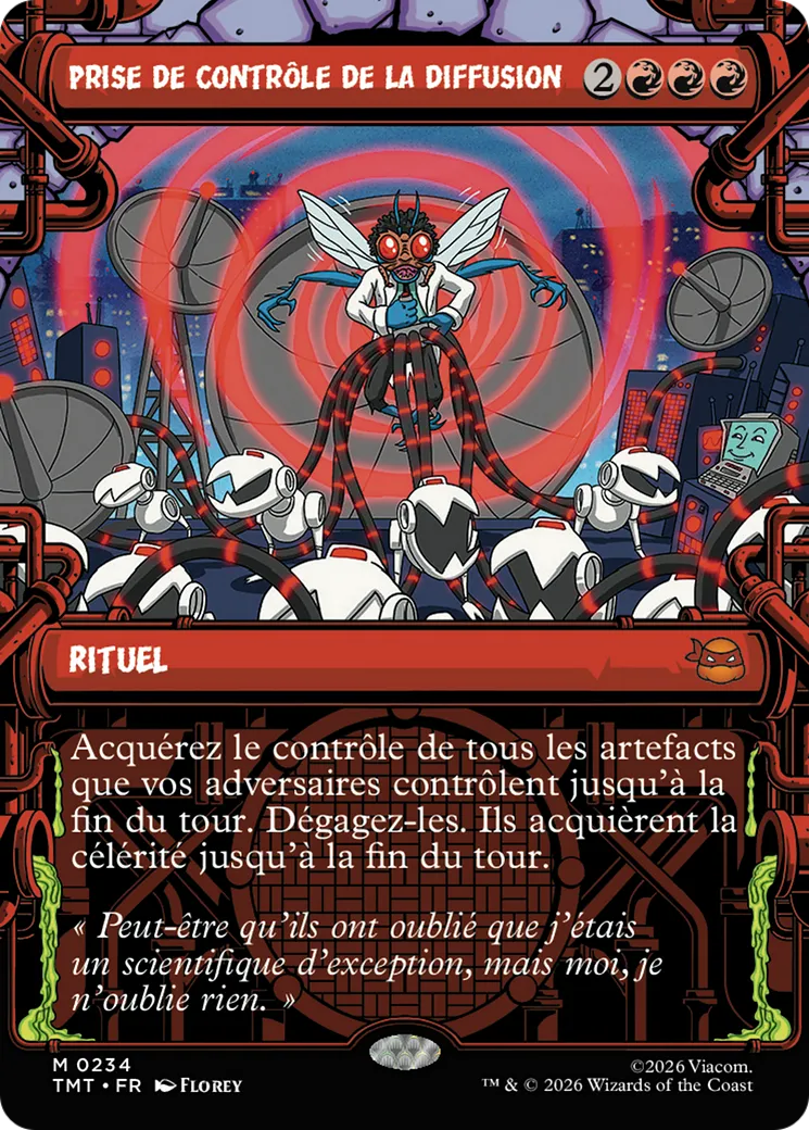 Prise de contrôle de la diffusion — Teenage Mutant Ninja Turtles — Magic: The Gathering