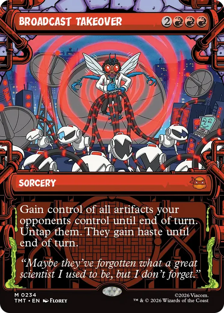 Broadcast Takeover — Teenage Mutant Ninja Turtles — Magic: The Gathering