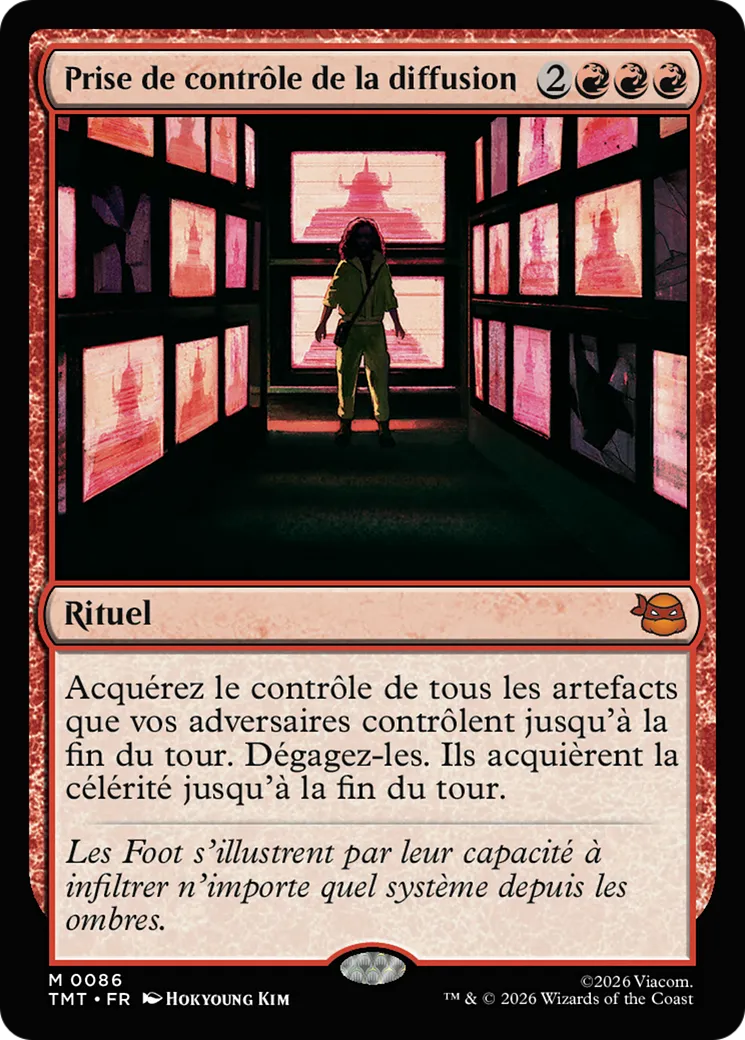 Prise de contrôle de la diffusion — Teenage Mutant Ninja Turtles — Magic: The Gathering