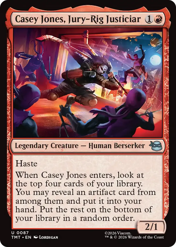 Casey Jones, justicier improvisé — Teenage Mutant Ninja Turtles — Magic: The Gathering