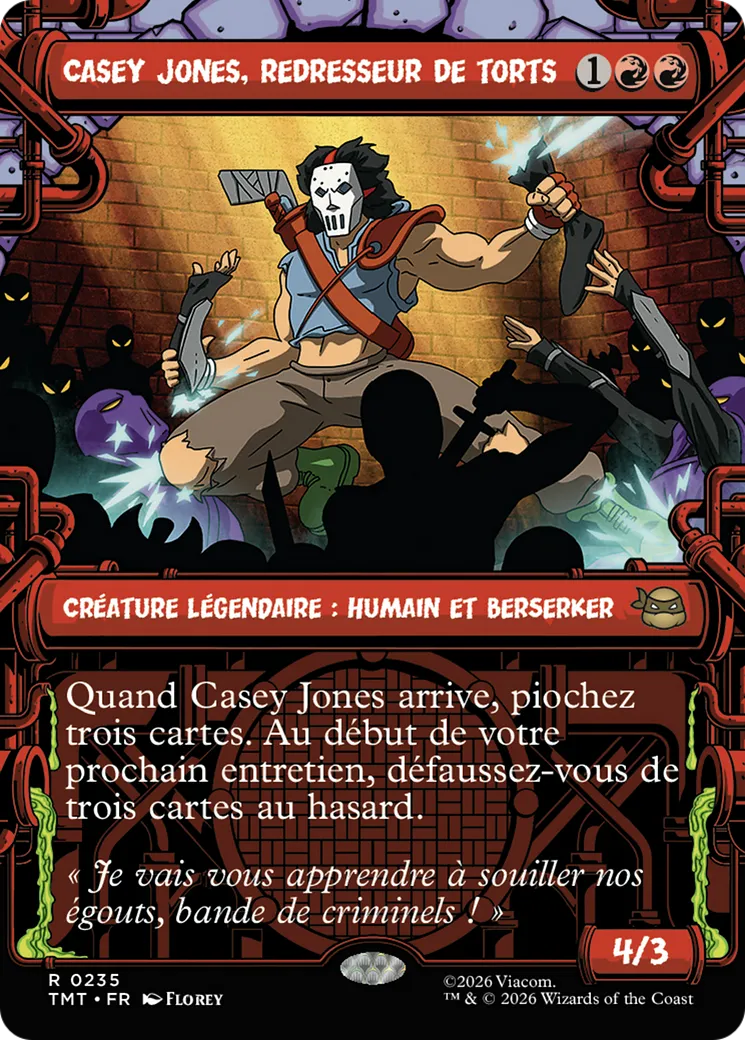 Casey Jones, redresseur de torts — Teenage Mutant Ninja Turtles — Magic: The Gathering
