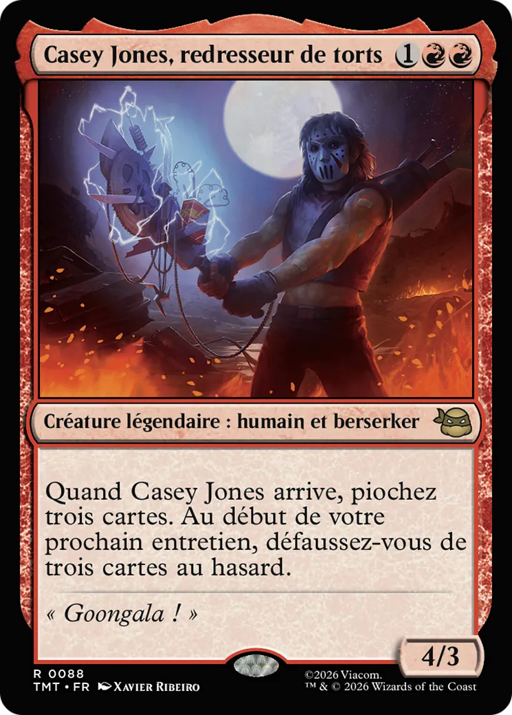 Casey Jones, redresseur de torts — Teenage Mutant Ninja Turtles — Magic: The Gathering