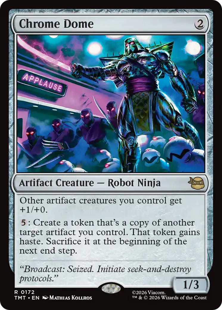 Chrome Dome — Teenage Mutant Ninja Turtles — Magic: The Gathering