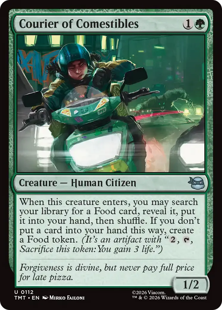 Livreur de comestibles — Teenage Mutant Ninja Turtles — Magic: The Gathering