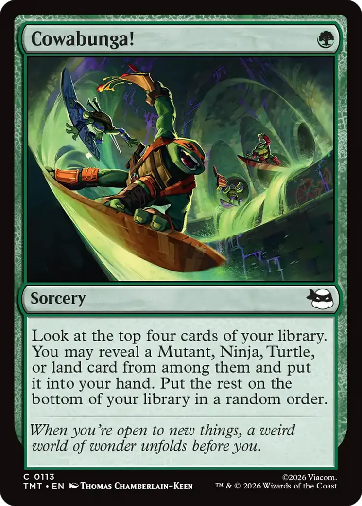 Cowabunga ! — Teenage Mutant Ninja Turtles — Magic: The Gathering