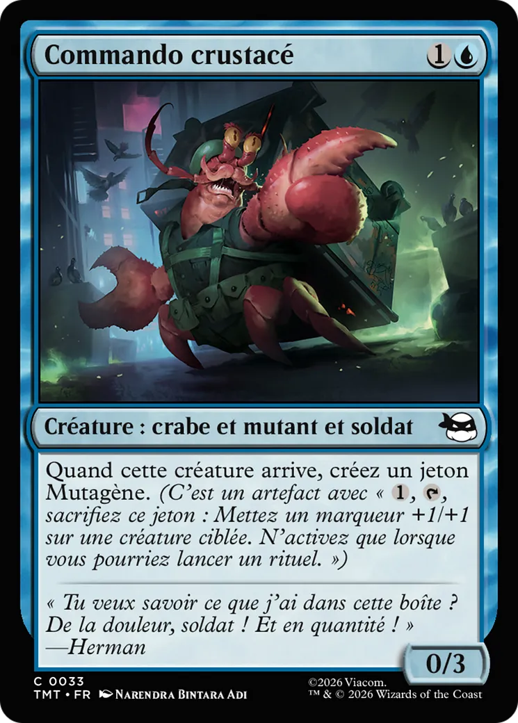 Commando crustacé — Teenage Mutant Ninja Turtles — Magic: The Gathering