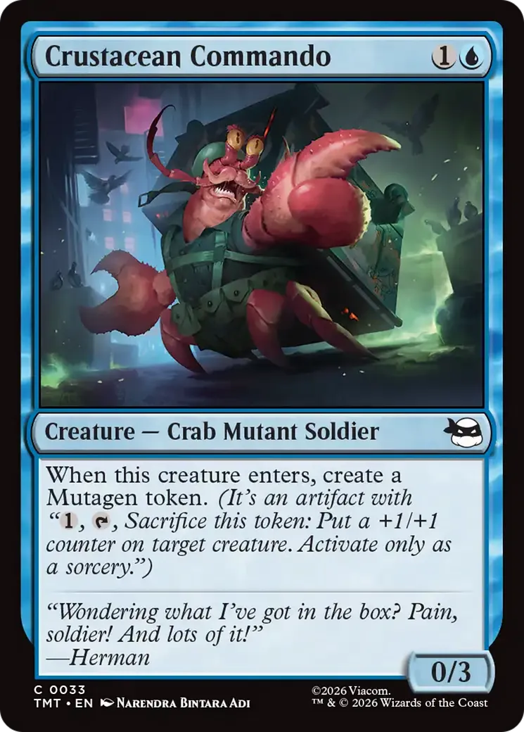 Commando crustacé — Teenage Mutant Ninja Turtles — Magic: The Gathering