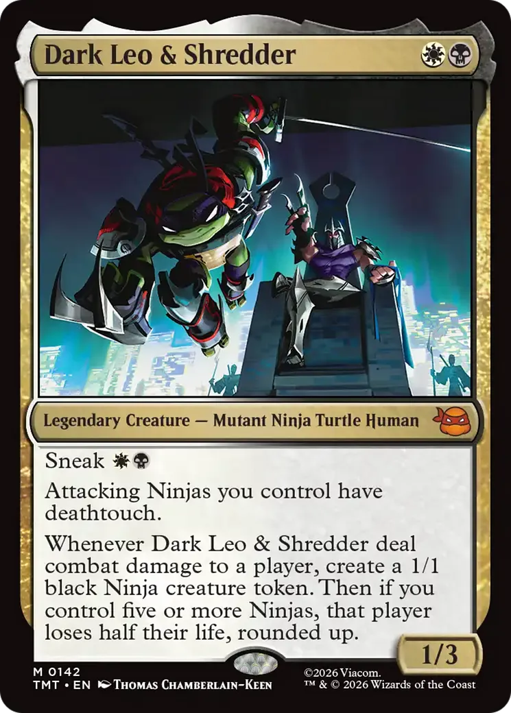 Dark Leo et Shredder — Teenage Mutant Ninja Turtles — Magic: The Gathering
