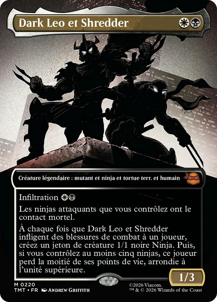 Dark Leo et Shredder