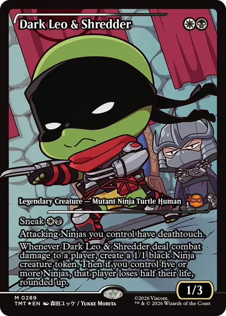 Dark Leo & Shredder — Teenage Mutant Ninja Turtles — Magic: The Gathering