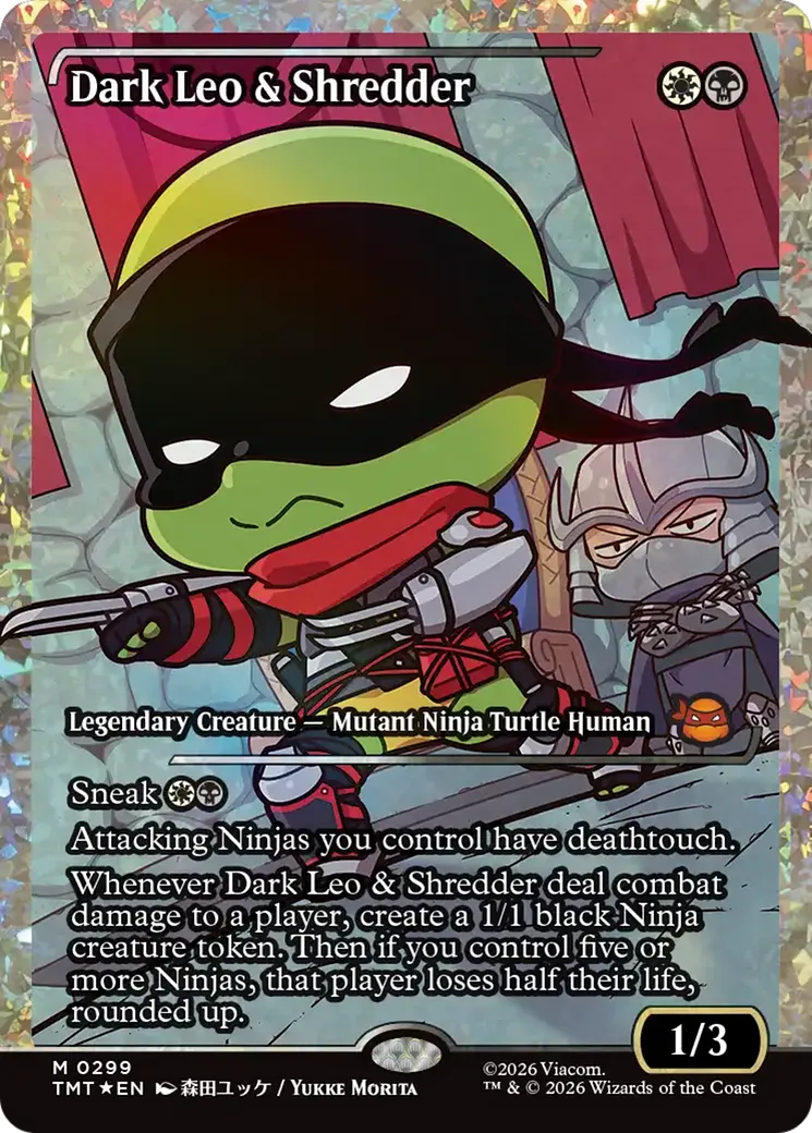 Dark Leo & Shredder — Teenage Mutant Ninja Turtles — Magic: The Gathering