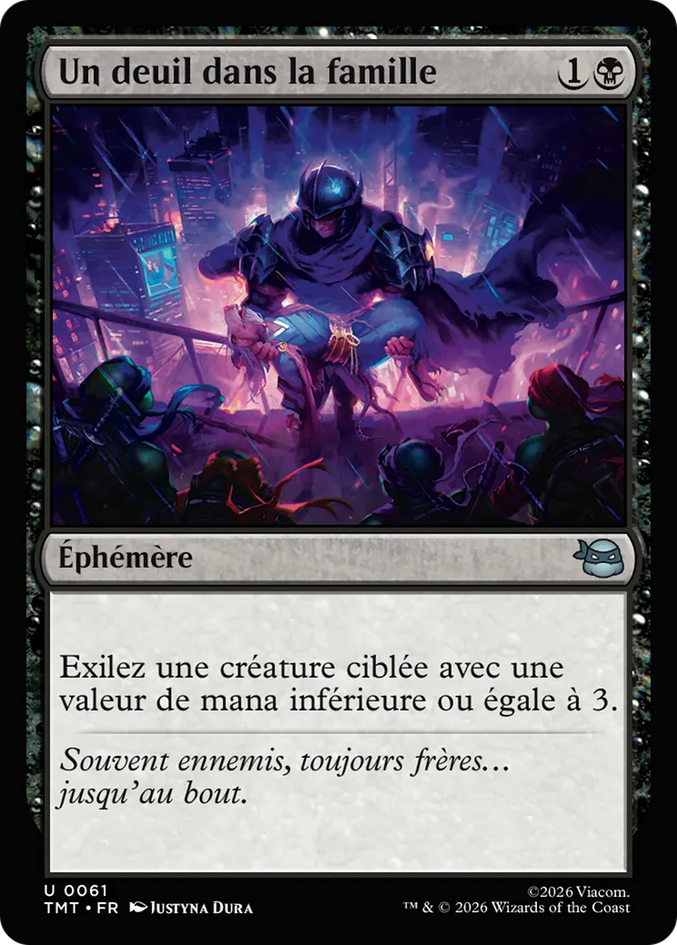 Un deuil dans la famille — Teenage Mutant Ninja Turtles — Magic: The Gathering