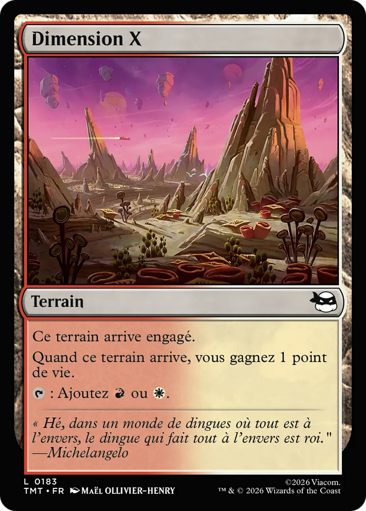 Dimension X — Teenage Mutant Ninja Turtles — Magic: The Gathering
