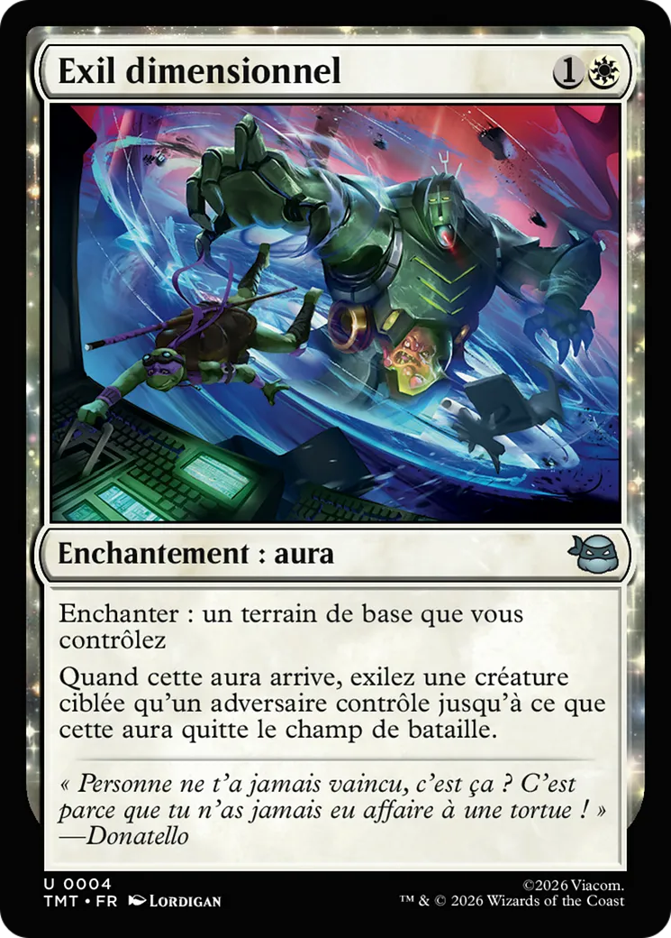 Exil dimensionnel — Teenage Mutant Ninja Turtles — Magic: The Gathering