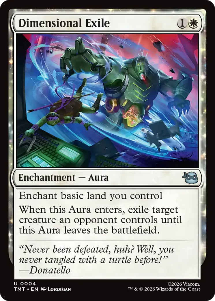 Exil dimensionnel — Teenage Mutant Ninja Turtles — Magic: The Gathering
