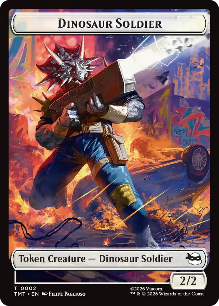 Dinosaur Soldier — Teenage Mutant Ninja Turtles — Magic: The Gathering