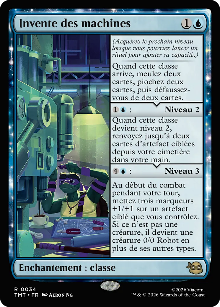 Invente des machines — Teenage Mutant Ninja Turtles — Magic: The Gathering