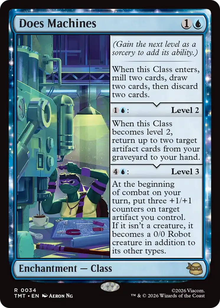 Does Machines — Teenage Mutant Ninja Turtles — Magic: The Gathering
