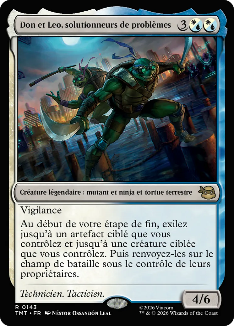 Don et Leo, solutionneurs de problèmes — Teenage Mutant Ninja Turtles — Magic: The Gathering