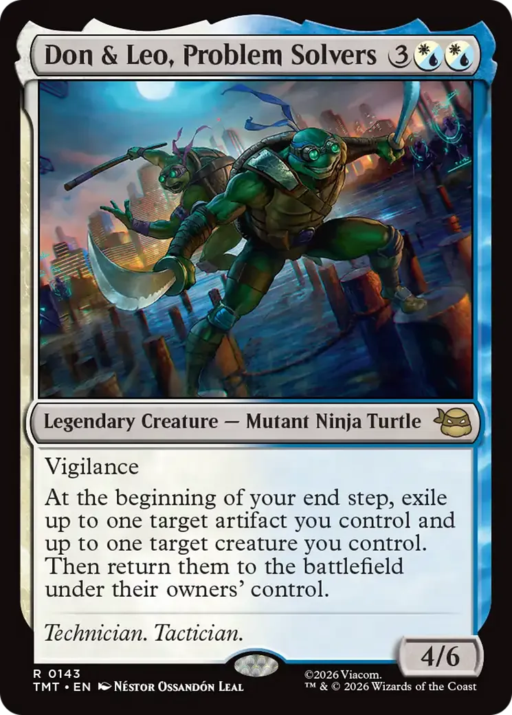 Don et Leo, solutionneurs de problèmes — Teenage Mutant Ninja Turtles — Magic: The Gathering