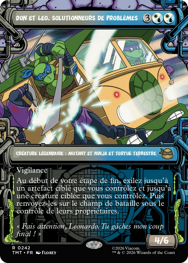Don et Leo, solutionneurs de problèmes — Teenage Mutant Ninja Turtles — Magic: The Gathering