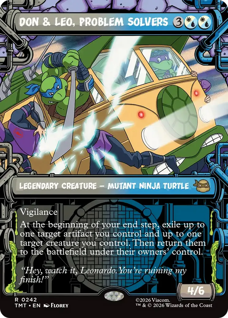 Don et Leo, solutionneurs de problèmes — Teenage Mutant Ninja Turtles — Magic: The Gathering