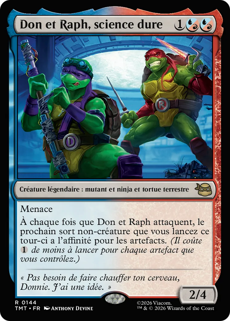 Don et Raph, science dure — Teenage Mutant Ninja Turtles — Magic: The Gathering