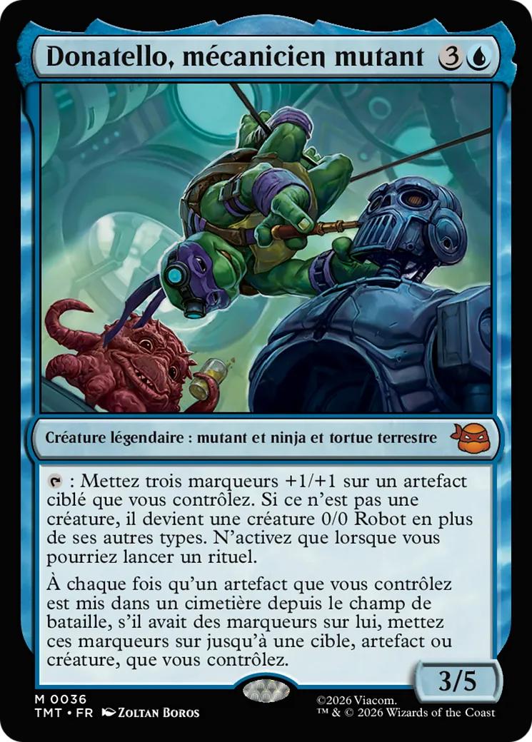 Donatello, mécanicien mutant — Teenage Mutant Ninja Turtles — Magic: The Gathering