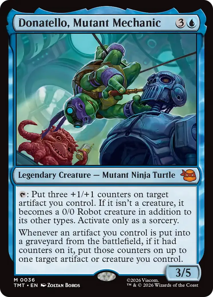 Donatello, Mutant Mechanic — Teenage Mutant Ninja Turtles — Magic: The Gathering
