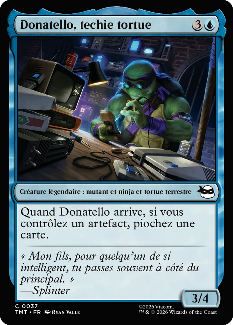 Donatello, techie tortue — Teenage Mutant Ninja Turtles — Magic: The Gathering