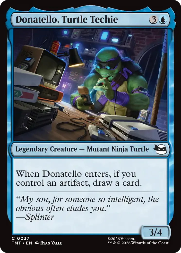 Donatello, techie tortue — Teenage Mutant Ninja Turtles — Magic: The Gathering