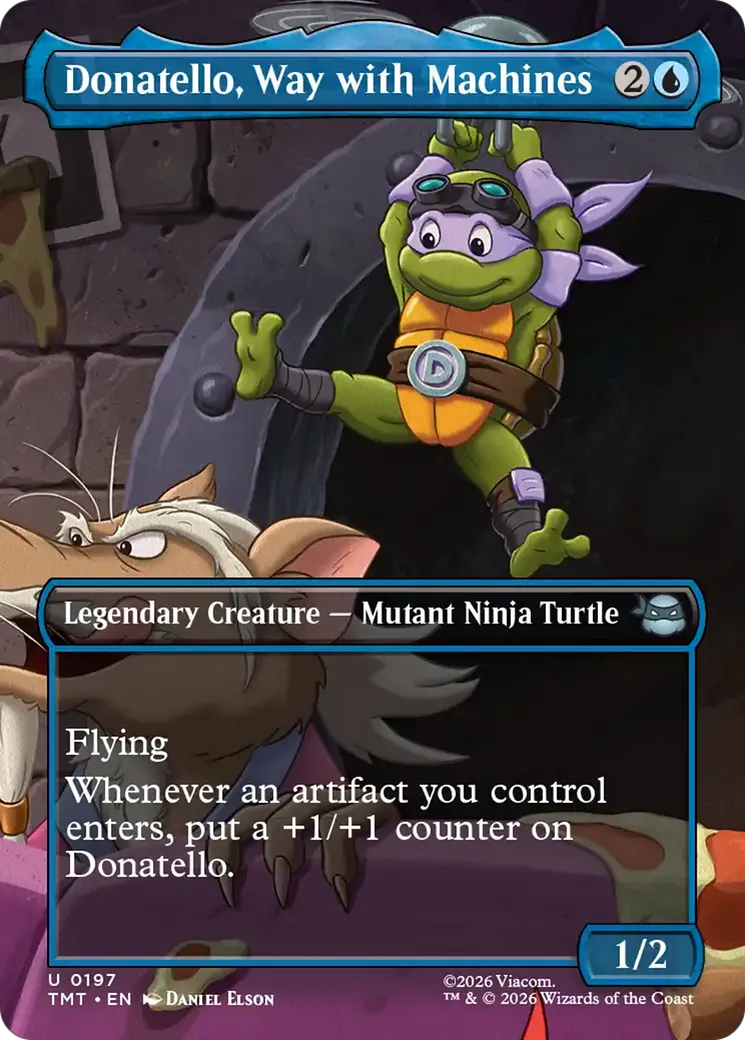 Donatello, Way with Machines — Teenage Mutant Ninja Turtles — Magic: The Gathering