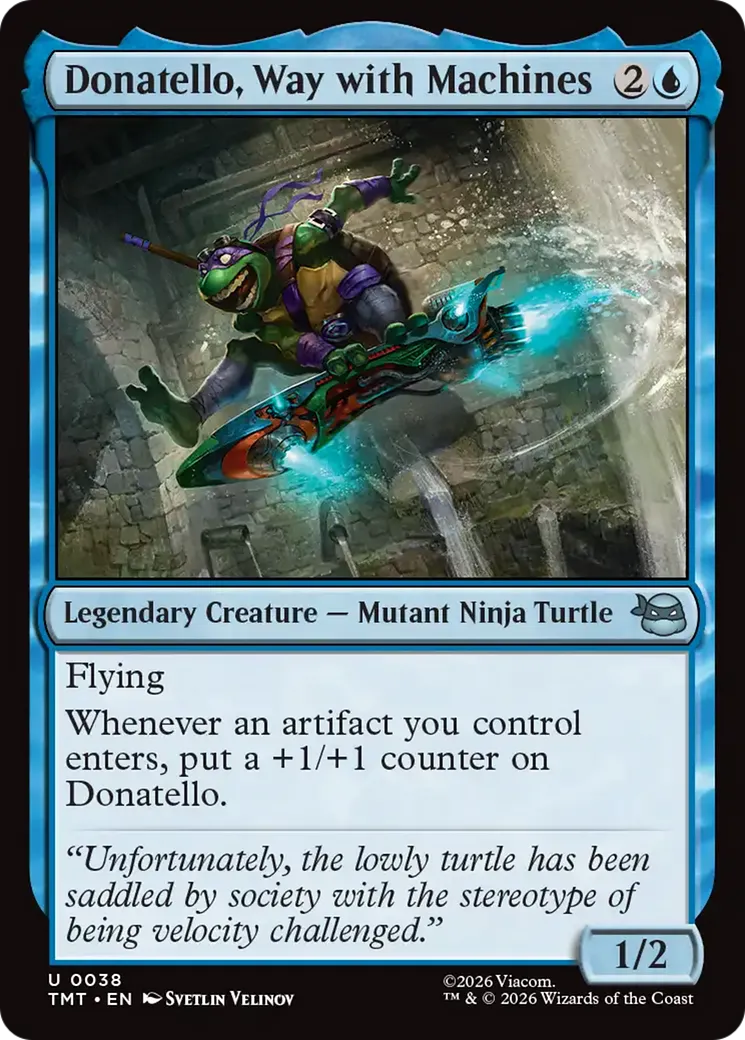 Donatello, Way with Machines — Teenage Mutant Ninja Turtles — Magic: The Gathering