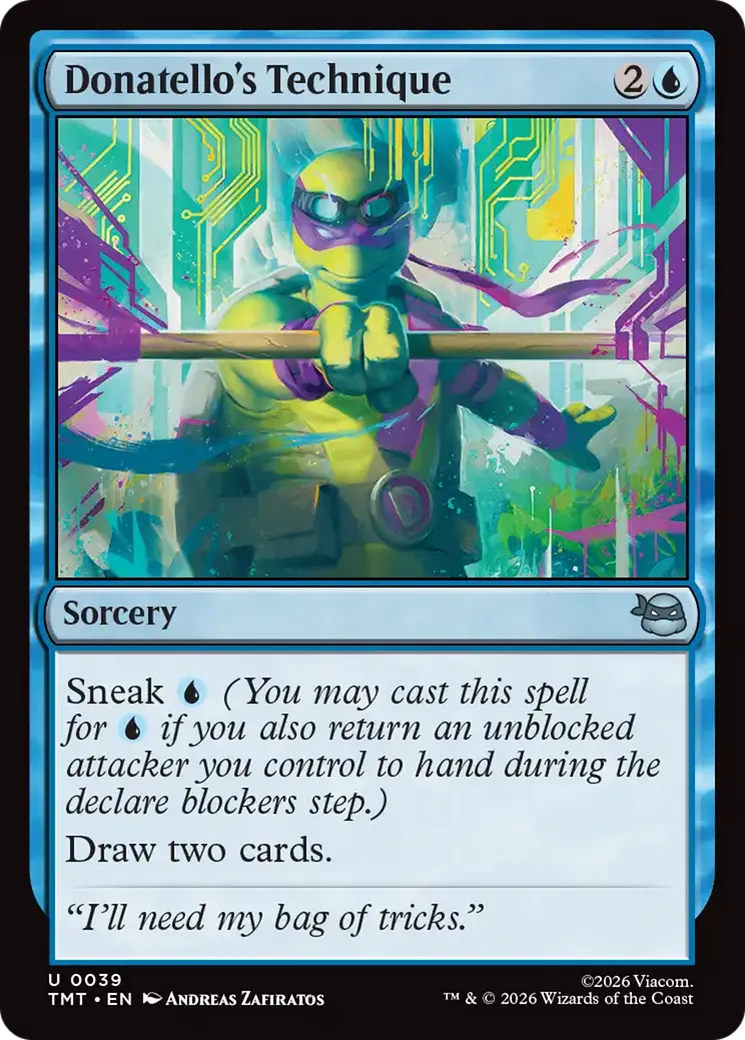 Donatello's Technique from Teenage Mutant Ninja Turtles - Magic: The Gathering