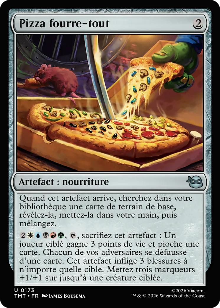Pizza fourre-tout — Teenage Mutant Ninja Turtles — Magic: The Gathering