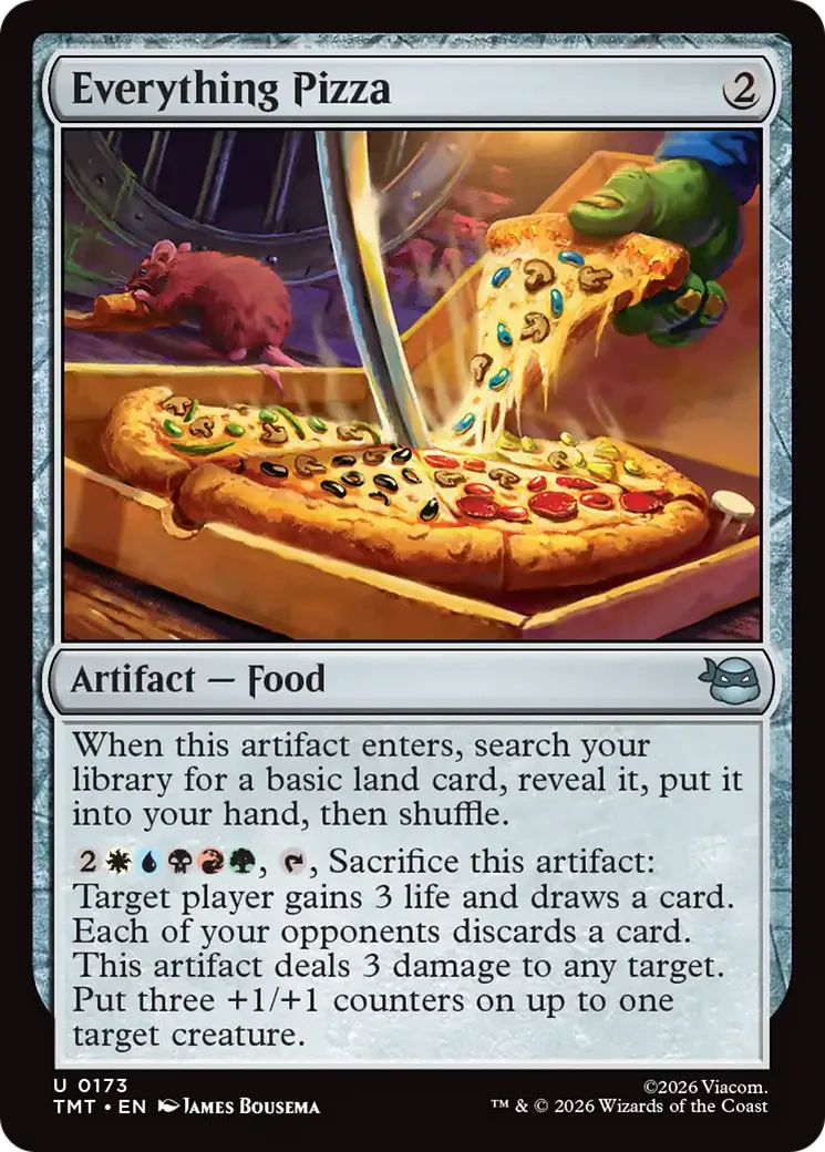 Pizza fourre-tout — Teenage Mutant Ninja Turtles — Magic: The Gathering