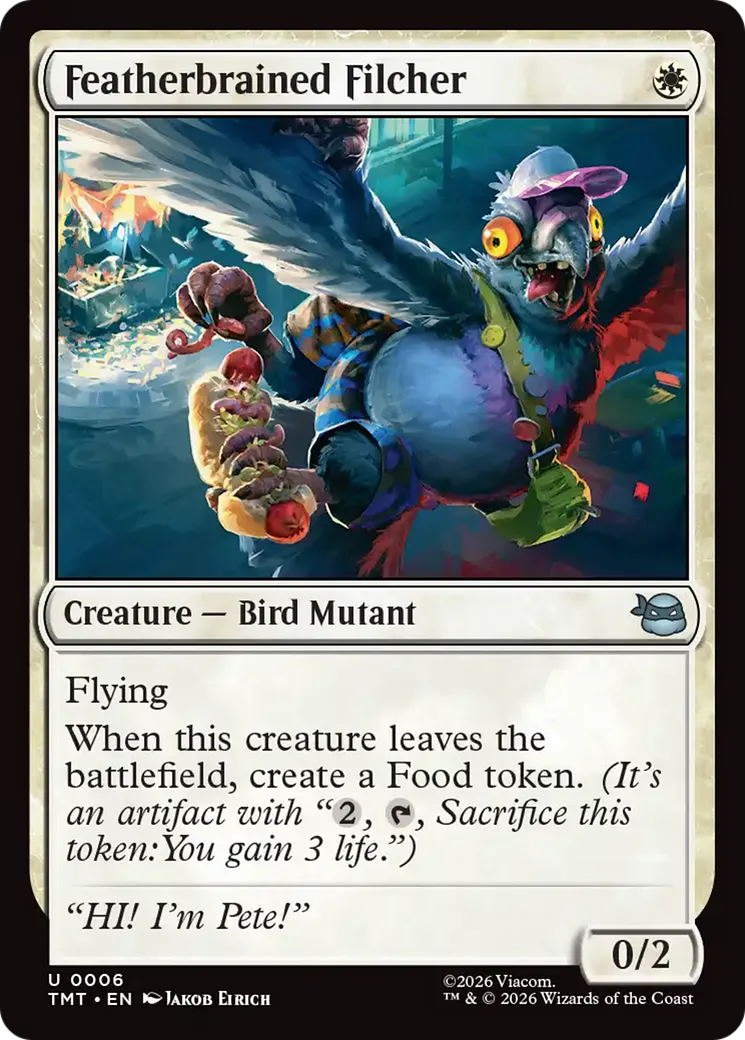 Chipeur à cervelle d'oiseau — Teenage Mutant Ninja Turtles — Magic: The Gathering