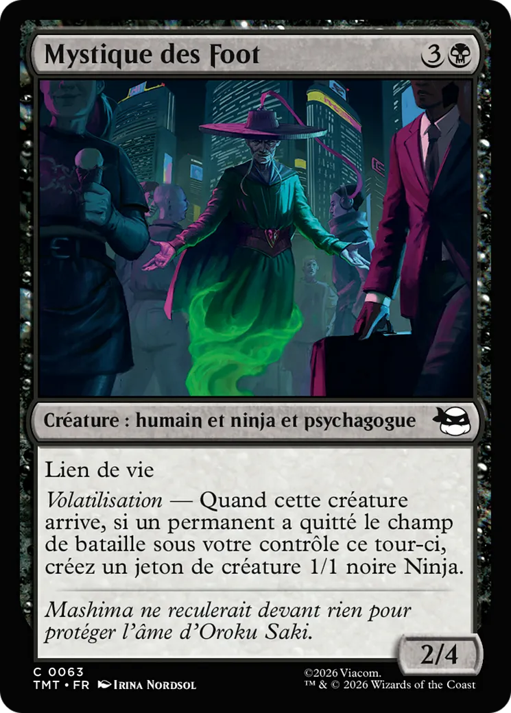 Mystique des Foot — Teenage Mutant Ninja Turtles — Magic: The Gathering