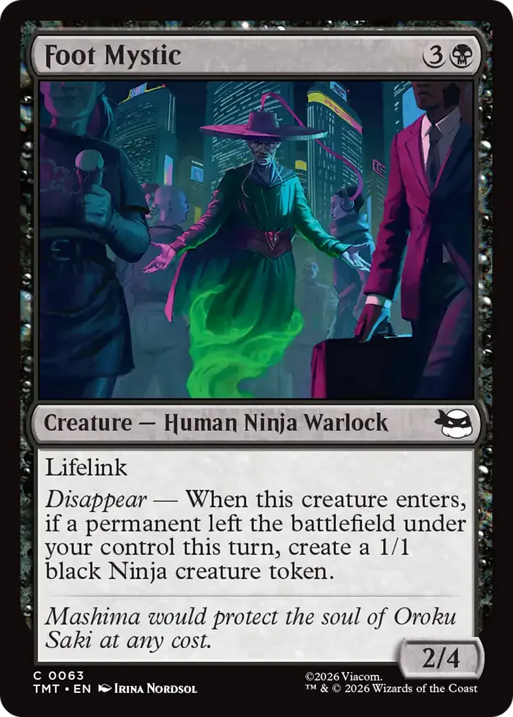 Mystique des Foot — Teenage Mutant Ninja Turtles — Magic: The Gathering