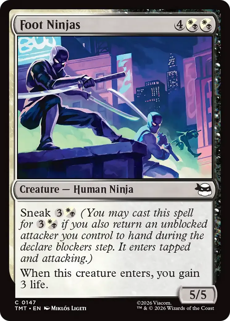 Ninjas des Foot — Teenage Mutant Ninja Turtles — Magic: The Gathering