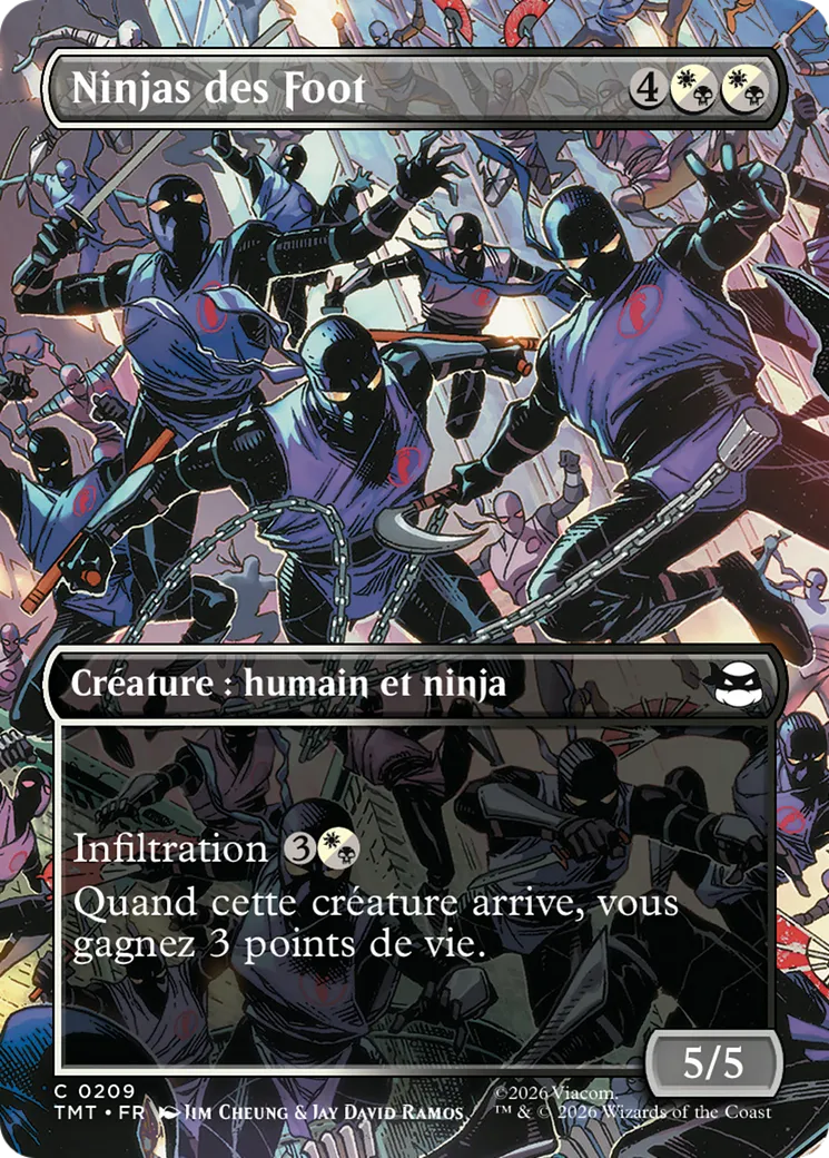 Ninjas des Foot — Teenage Mutant Ninja Turtles — Magic: The Gathering