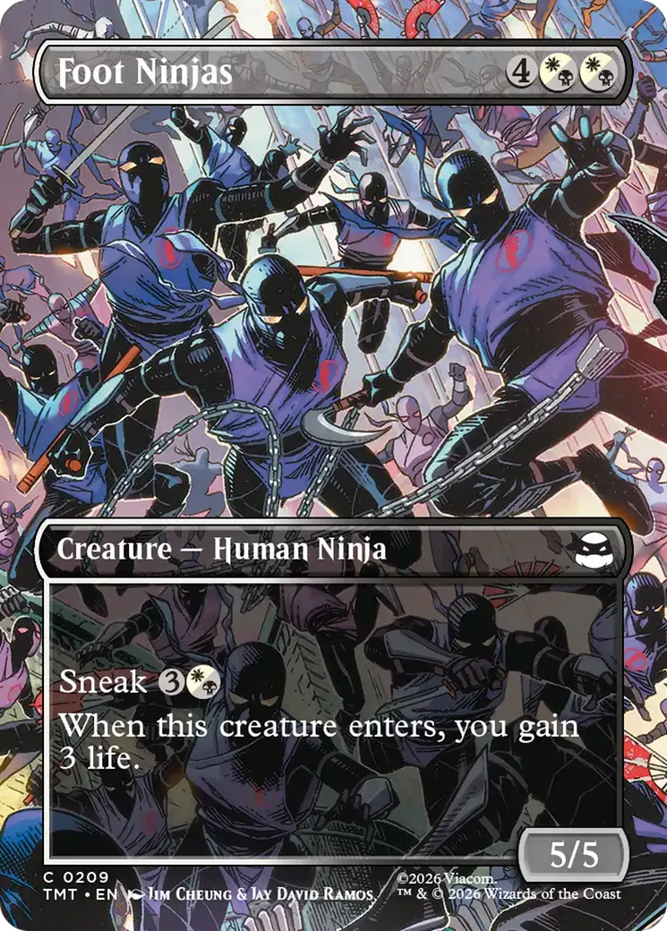 Ninjas des Foot — Teenage Mutant Ninja Turtles — Magic: The Gathering