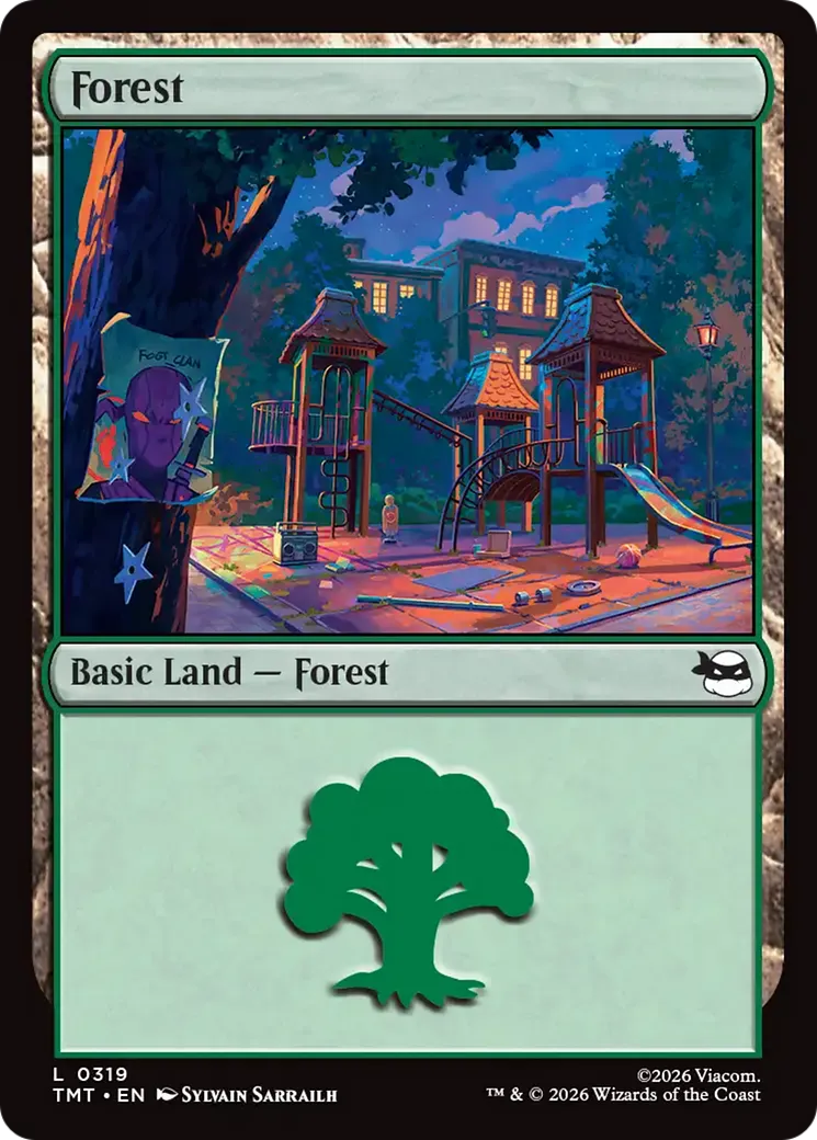 Forest — Teenage Mutant Ninja Turtles — Magic: The Gathering
