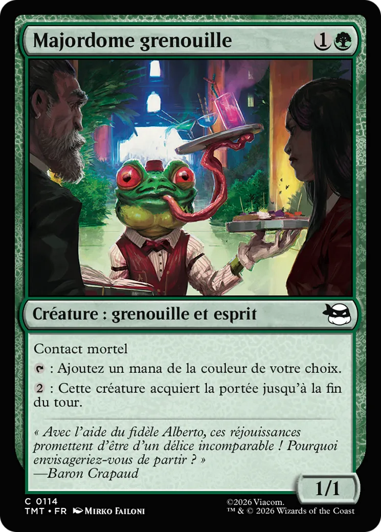 Majordome grenouille — Teenage Mutant Ninja Turtles — Magic: The Gathering