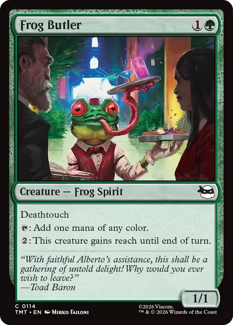 Frog Butler — Teenage Mutant Ninja Turtles — Magic: The Gathering