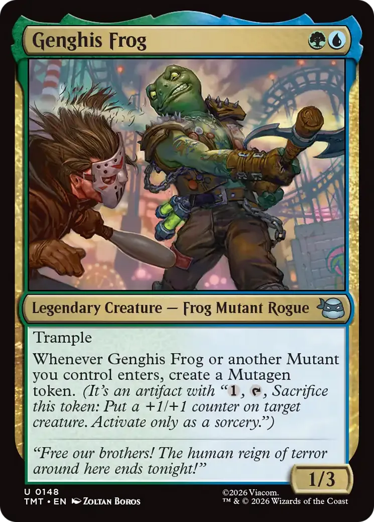 Genghis Frog — Teenage Mutant Ninja Turtles — Magic: The Gathering